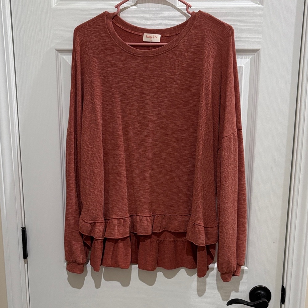 Rust Women's Sweatshirt by Hailey & Co